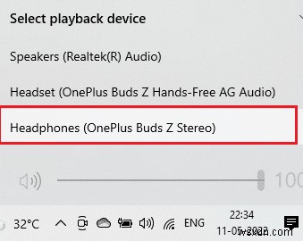 Windows 10 での Bluetooth ヘッドフォンの吃音を修正する