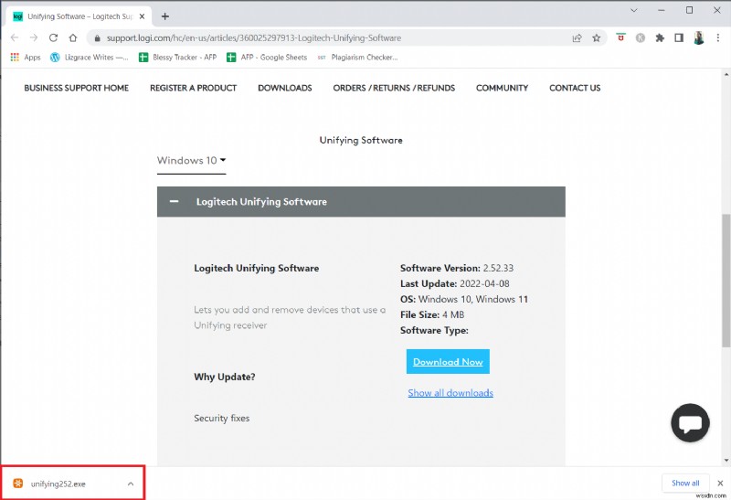 Logitech Unifying ReceiverがWindows 10で機能しない問題を修正 