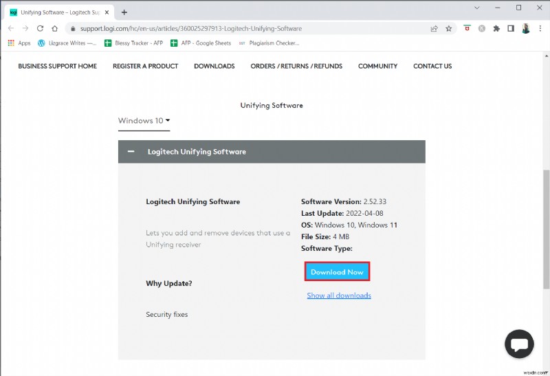 Logitech Unifying ReceiverがWindows 10で機能しない問題を修正 