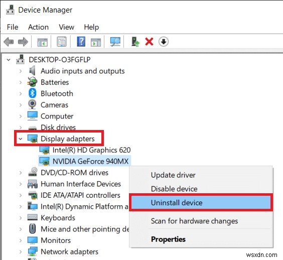 Windows 10 で見つからない NVIDIA コントロール パネルを修正する 