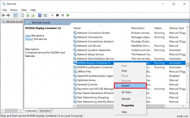 Windows 10 で NVIDIA コンテナーの高い CPU 使用率を修正する 