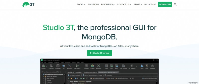 16 の最高の MongoDB GUI アプリ 