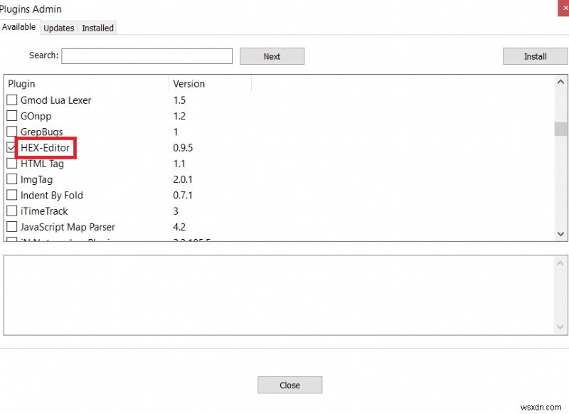 Windows 10にHex Editor Notepad ++をインストールする方法 