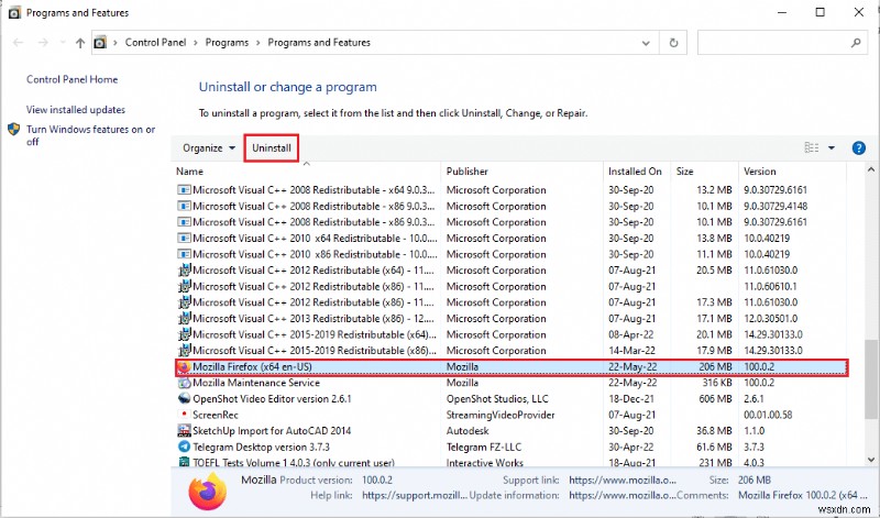 Windows 10 での Firefox PR END OF FILE エラーの修正