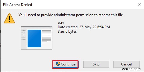 Windows 10 で Esrv.exe アプリケーション エラーを修正する 