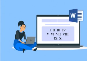 Wordでローマ数字を書く方法 