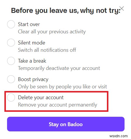 Badoo アカウントを削除する方法 