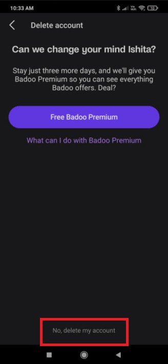 Badoo アカウントを削除する方法 