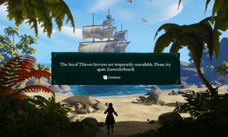 Sea of​​ Thieves サービスが一時的に利用できない問題を修正する Lavenderbeard