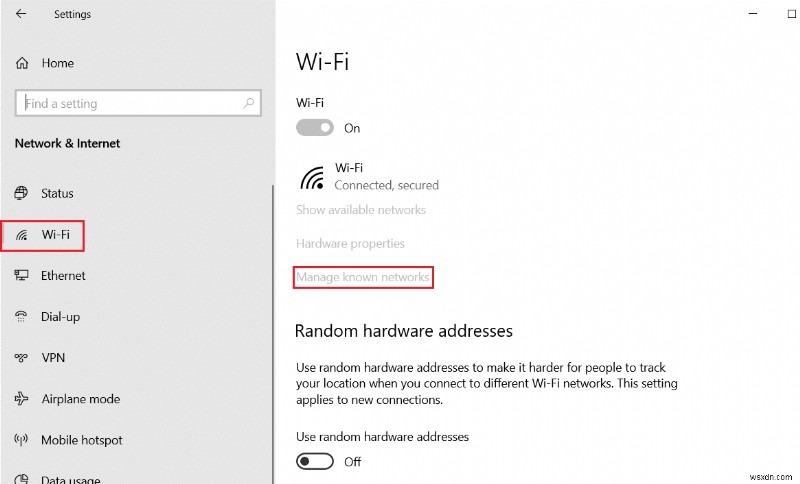 Windows 10 でネットワーク SSID に提供される誤った PSK を修正する 