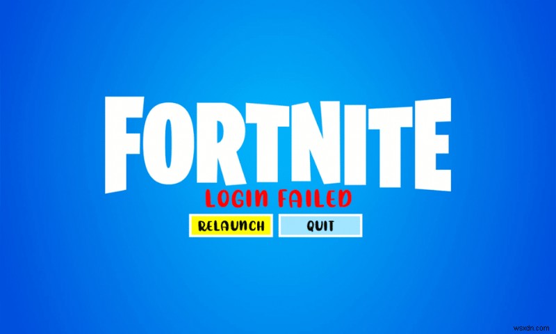 ログインに失敗しましたアカウントはこのプラットフォームでプレイできません Fortnite 