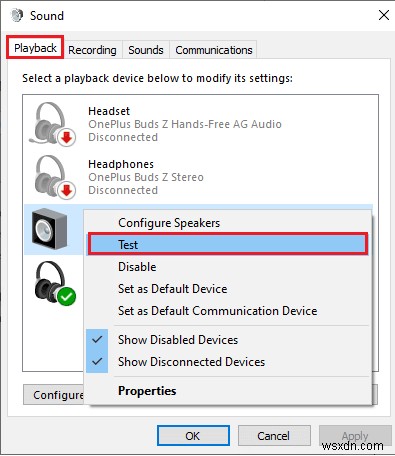 Windows 10 で 5.1 サラウンド サウンド テストを実行する方法 