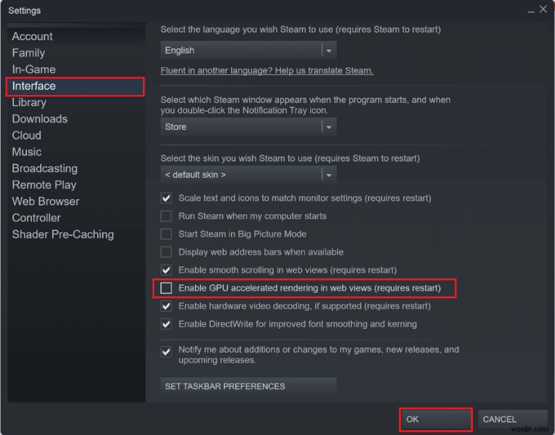 Windows 10 で Steam クライアント Bootstrapper の高い CPU 使用率を修正する 