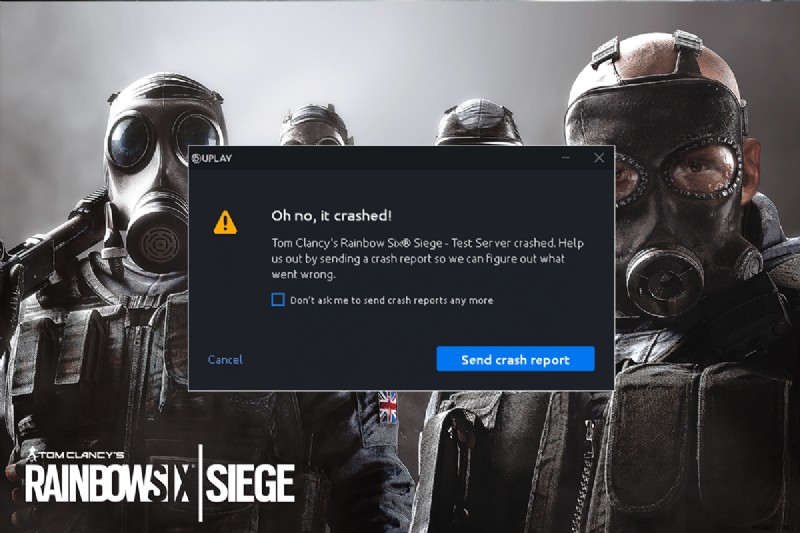 Windows 10でのRainbow Six Siegeのクラッシュを修正 