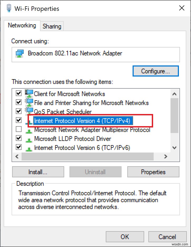 Windows 10でサーバーのIPアドレスが見つからない問題を修正 
