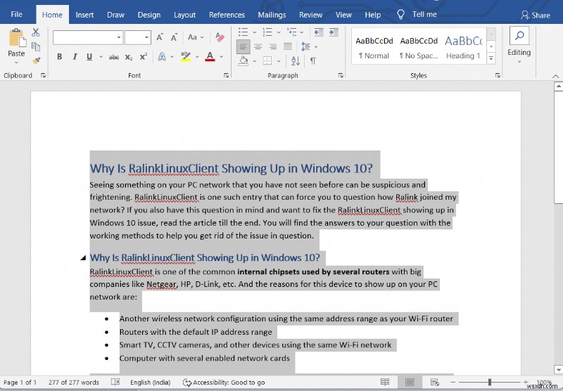 Microsoft Word でページを複製する方法 