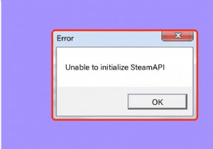 Windows 10 で Steam API を初期化できない問題を修正 