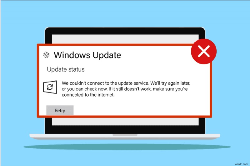 Windows 10 で更新サービスに接続できなかった問題を修正 