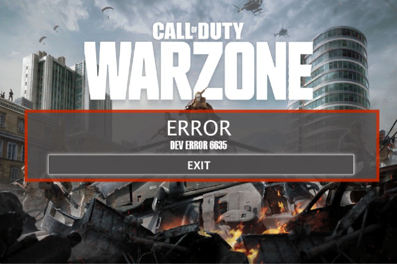 Windows 10 で Call of Duty Warzone Dev Error 6635 を修正 