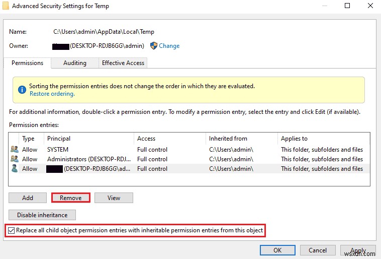Windows 10でシステムエラー5アクセスが拒否された問題を修正 