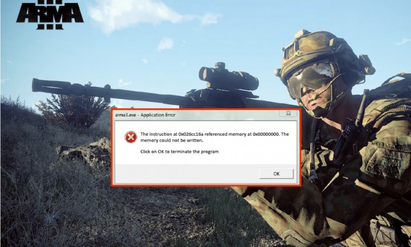 Windows 10 での Arma 3 参照メモリ エラーを修正 