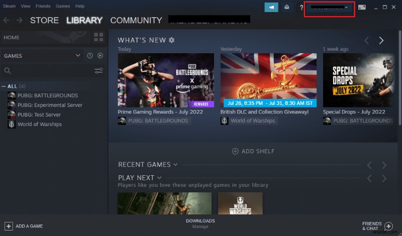 Steam の購入履歴を表示する方法