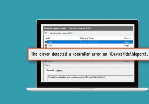 デバイス IDE Ideport のコントローラ エラーを修正