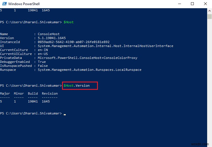 Windows 10 で PowerShell のバージョンを確認する方法 