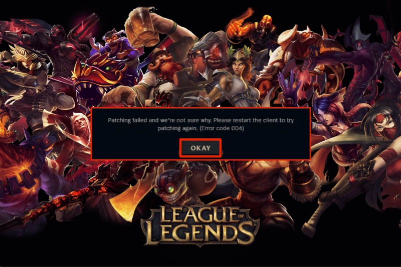 Windows 10でLeague of Legendsエラー004を修正 