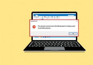 プロセスがアクセスできない BitTorrent エラーを修正
