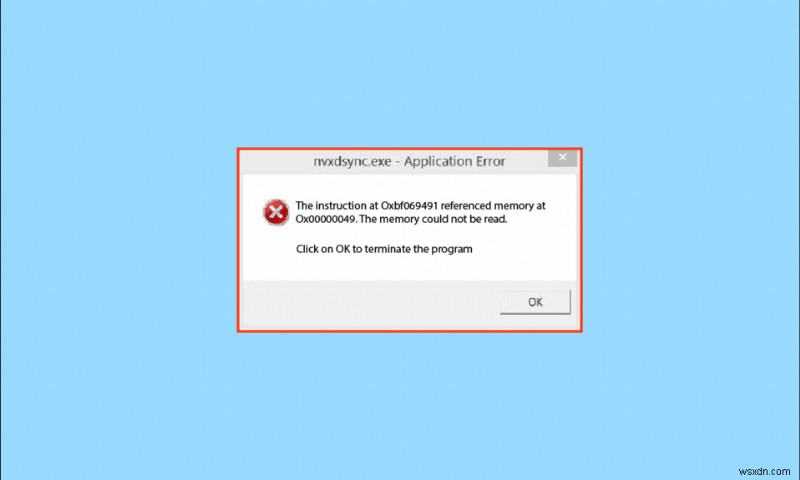 Windows 10でNvxdsync exeエラーを修正 