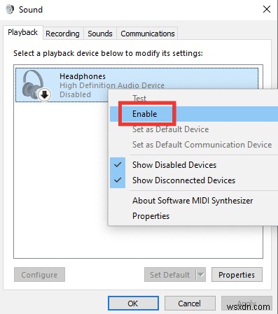 Windows 10 でヘッドフォン ジャックが機能しない問題を解決する