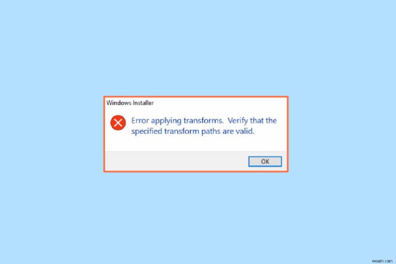 Windows 10 で変換を適用する際のエラーを修正 