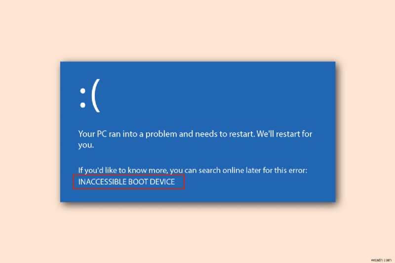 Windows 10 で起動デバイスの問題を修正 