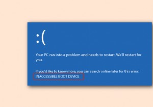 Windows 10 で起動デバイスの問題を修正 