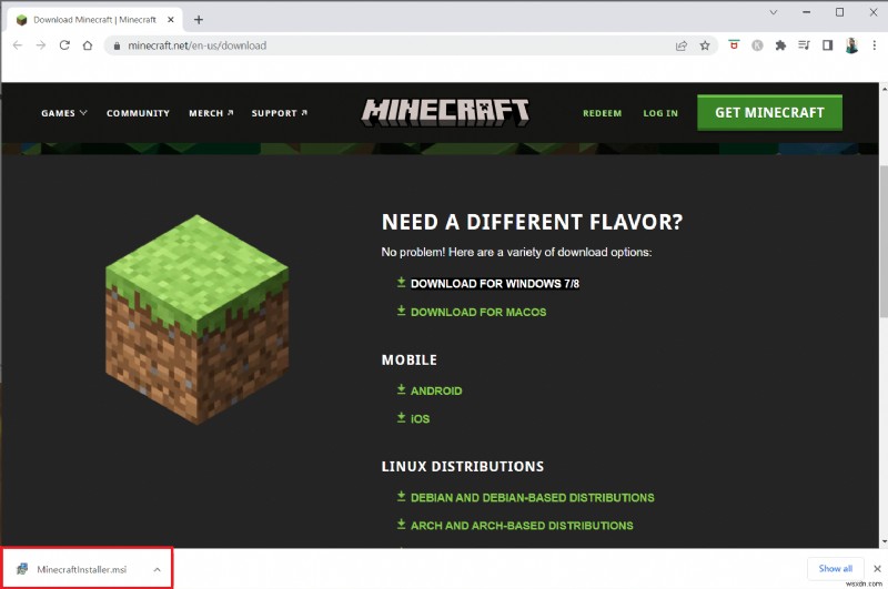 ダウンロードを保存できない Minecraft エラーを修正する 6 つの方法