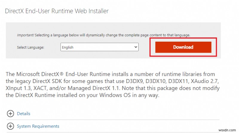 Windows 10 で DirectX を更新する方法
