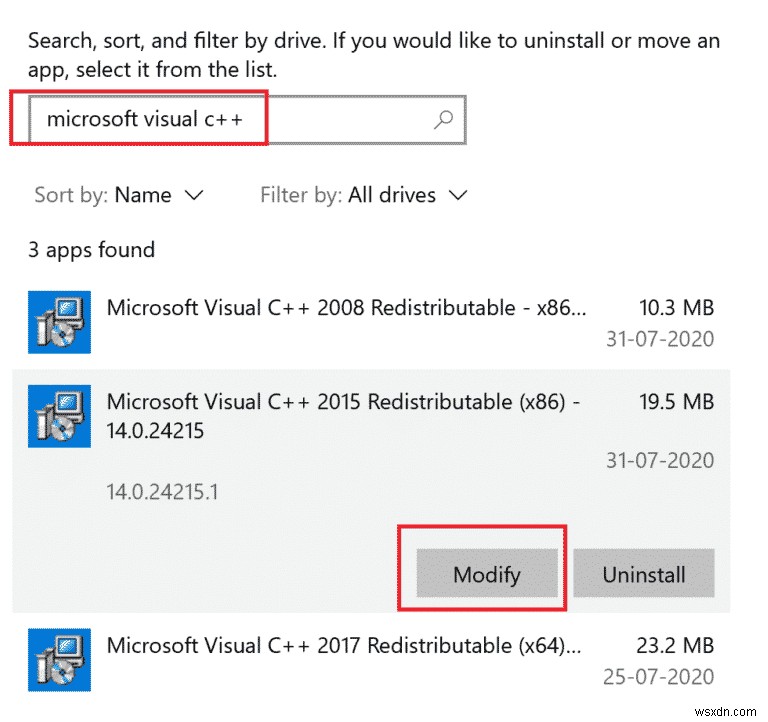 Microsoft Visual C++ 再頒布可能パッケージを修復する方法 