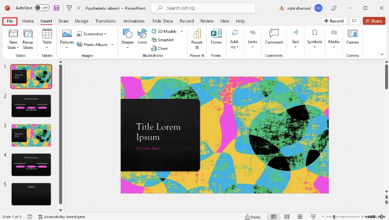 PowerPointがファイルを保存しないというエラーを修正 