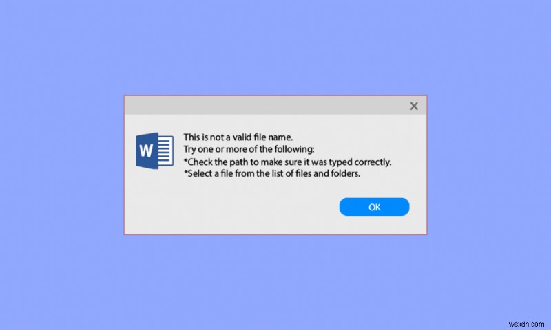 エラーを保存するときにOffice 365のファイル名が無効である問題を修正 