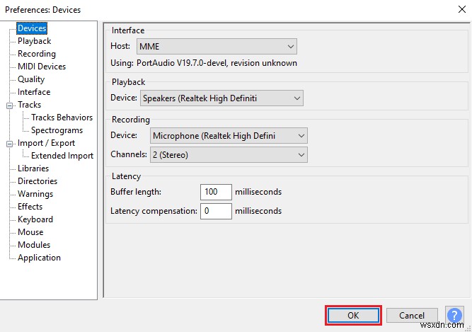 Windows 10 で Audacity の遅延を修正する方法 