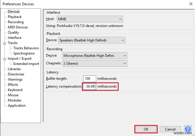 Windows 10 で Audacity の遅延を修正する方法 