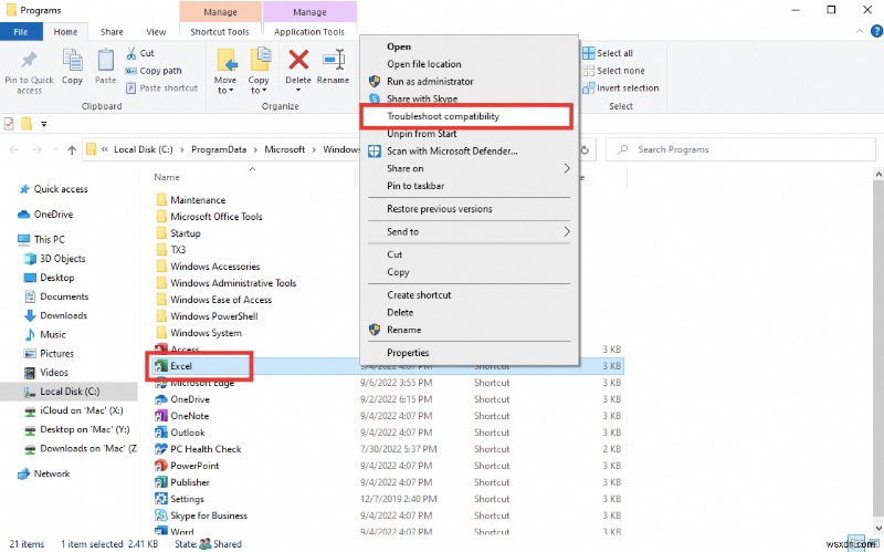 Excel でエラーが発生した問題を修正 