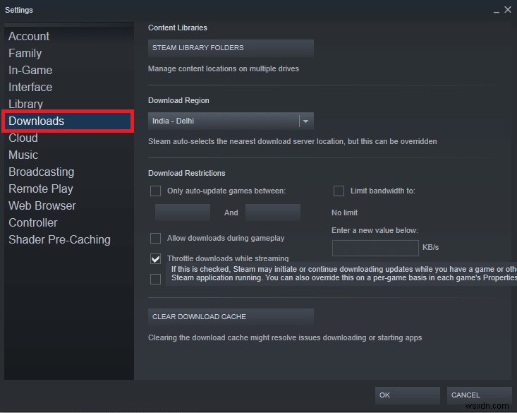 Windows 10 で Steam エラー 53 を修正 