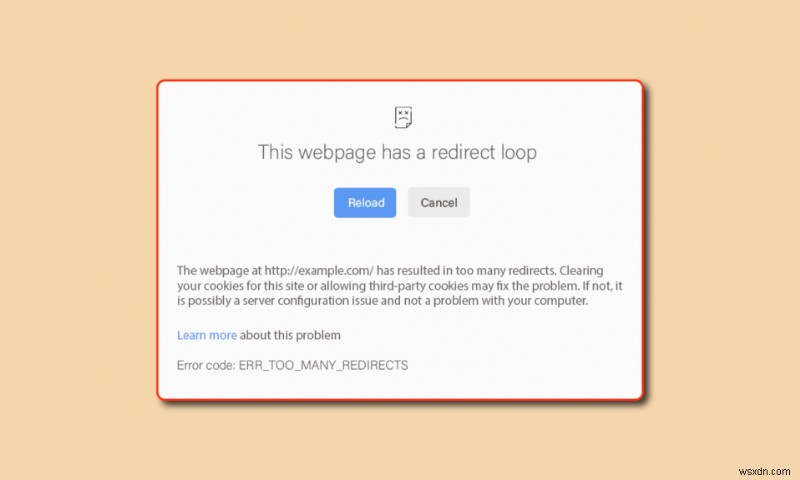 Browser Address Error Redirector:ERR-TOO MANY REDIRECTS とは? 