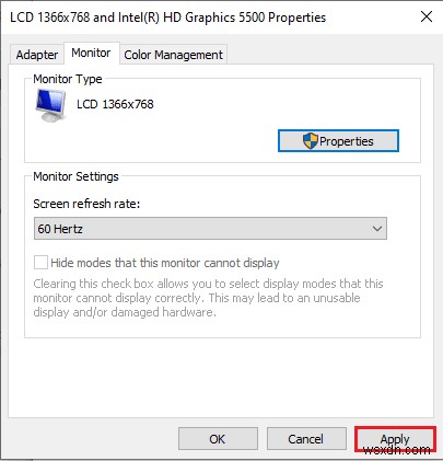 Windows 10モニターに144Hzが表示されない問題を修正 