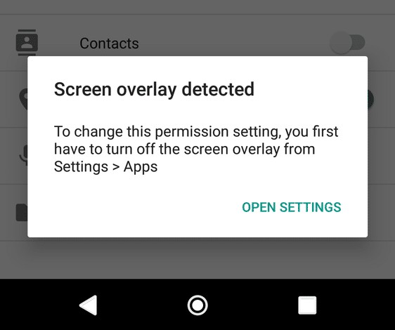 Android でスクリーン オーバーレイ検出エラーを修正する 3 つの方法