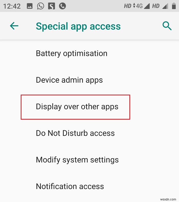 Android でスクリーン オーバーレイ検出エラーを修正する 3 つの方法