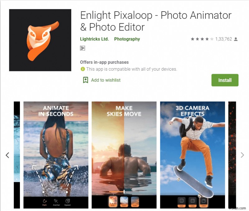 写真をアニメーション化するベスト 10 アプリ