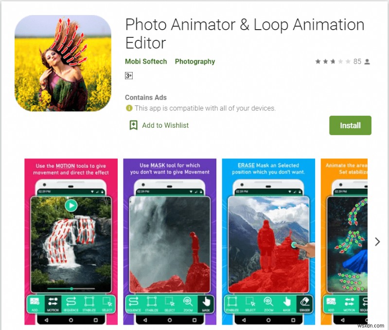 写真をアニメーション化するベスト 10 アプリ